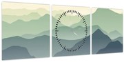Obraz - Forest Mountain (s hodinami) (90x30 cm)