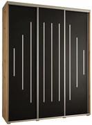 Skriňa 45 Canaris 12 200 artisan/čierna/silver