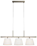 Markslöjd 108975 - Závesné svietidlo na lanku OXFORD 3xE14/40W/230V mosadz/biela