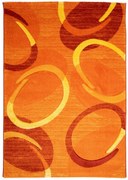 Kusový koberec Florida orange 9828, 120x170, oranžová, chodba / predsieň, Spoltex