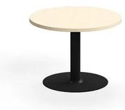 Konferenčný stolík VERTICUS, Ø700x500 mm, breza/čierna