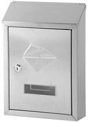 Schránka GL-06S, poštová, nerez (305 x 70 x 215 mm)