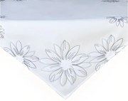 Obrus Sivý kvet 85x85 cm