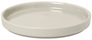 Biely keramický tanier Blomus Pilar, ø 14 cm