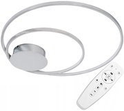 Toolight - LED stropné svietidlo APP804-C + diaľkové ovládanie, chrómová, OSW-07902