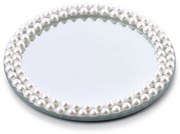 Dekoratívny podnos na sviečky Okrúhle zrkadlo MARGOT