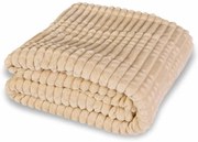 Deka obojstranná béžová 130x160 cm EMI