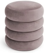 Taburetka SNUGGO tmavobéžová