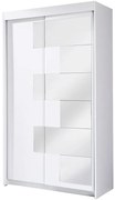 Skriňa  Szach 120 cm biela