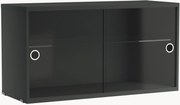 Vitrína's posuvnými sklenenými dvierkami String System, Š 78 x H 30 cm