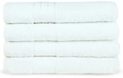 Biele froté bavlnené uteráky v súprave 4 ks 50x100 cm – Good Morning