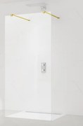Sprchová zástena Walk-in 90 cm SAT vo farbe profilu zlatá SATBWI90ZAVZ