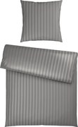 XXXLutz POSTEĽNÁ BIELIZEŇ satén strieborná 135/200 cm Dieter Knoll - Online Only bytové doplnky - 008105035301