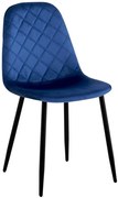 Jedálenská stolička ORLANDO zamatová, granátová