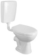 CREAVIT CREAVIT, WC kombi misa s nádržkou vrátane splachovacej súpravy, zadný odpad, biela, TP3306