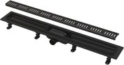 Alca APZ10BLACK Simple sprchový žľab 85 cm čierna mat APZ10BLACK-850M