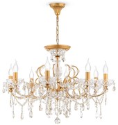 Maytoni DIA004-08-G - Luster na reťazi SEVILLA 8xE14/60W/230V W4117