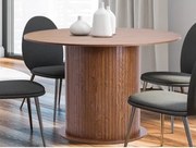 Okrúhly jedálenský stôl Seline, 120 cm, dub%