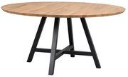 Okrúhly jedálenský stôl s doskou z dubového dreva 150x150 cm Carradale - Rowico