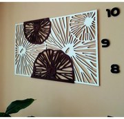 Drevený nástenný obraz - Abstraktný dizajn slnečných lúčov I SENTOP PR0294