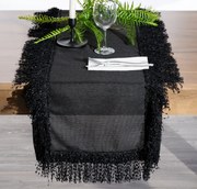 BEHÚŇ NA STÔL TINA 40X140 CM ČIERNY