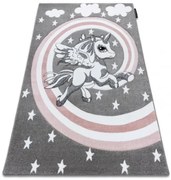 Koberec PETIT PONY KONÍK sivý
