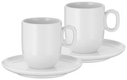 Biele porcelánové šálky v súprave 2 ks na cappuccino 170 ml Barista – WMF