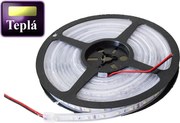 ECOLIGHT LED pásik - SMD 2835 - 5m - 60LED/m - 10,8 W/m - IP67 - teplá biela