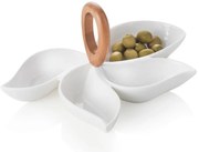 Servírovacia miska s bambusovou úchytkou Brandani Octopus