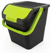 Odpadkový kôš na triedený odpad Practic, 35 l, zelené veko
