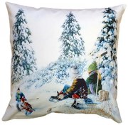Vankúšová obliečka Zimné šantenie 40x40 cm