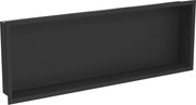 Mexen X-Wall-R zapustená polička s okrajom 90 x 30 cm, čierna - 1970903010