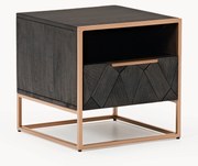 Nočný stolík z masívneho mangového dreva Harry