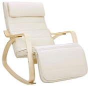 Hojdacie kreslo, leňoška SWING nosnosť 150kg, 67x115x91cm, béžová Jurhan