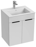 JIKA H4536111763001 - Kúpeľňová skrinka s umývadlom CUBE 60,7x55 cm biela