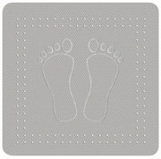 Protiskluzová podložka do vany Kleine Wolke Foot šedá 36x72 cm 4388189005