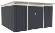 Záhradný domček G21 GRAH 1132 - 340 x 333 cm, antracitový 6390097