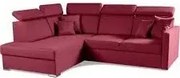 Rohová sedacia súprava Morrison XL 3, Ľavá, červená (lux 14)