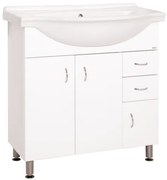 Keramia Pro kúpeľňová skrinka s umývadlom 80x50 cm biela PRO80DV