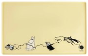 Podložka pod misky pre psov Moomin Pets 48x30cm, žltá