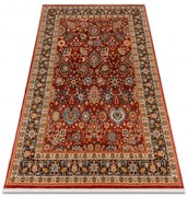 Koberec KESHAN Fredzle, Ornament, ramka orientálny 7573/53577 bordo / granát