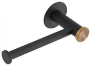 Erga Alfa, samolepiaci držiak na WC papier, čierna-hnedá, ERG-YKA-CH.ALFA-UP