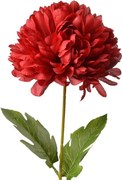 Dekorácia umelá kvetina s červeným kvetom - 15*15*80 cm