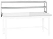 Prídavné kovové police na náradie pre stoly BL, 2 police, nosnosť 40 kg, 1500 x 300 x 450 mm