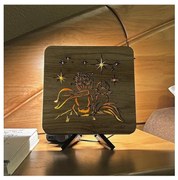 Li-Go 5788/DUB2 - LED stolná dekorácia LED/12W/230V 19x19 cm dub/Malý princ