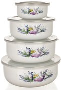 Smaltované misky s viečkami Lavender, BANQUET