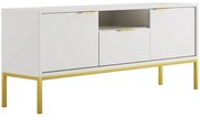 TV Stolík 135 Austin Biela/Zlatá