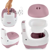 Interaktívny nočník so zvukom splachovania Kidwell FINO Pink