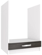 Kuchynská skrinka Belini spodná pre vstavanú rúru 60 cm eben kráľovský bez pracovnej dosky TOR SDP60/0/WT/HK/0/U