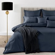 MAKOSATÉNOVÉ OBLIEČKY EVA MINGE ELEGANT1F 160X200 CM, 2 KS 70X80 CM TMAVOMODRÉ